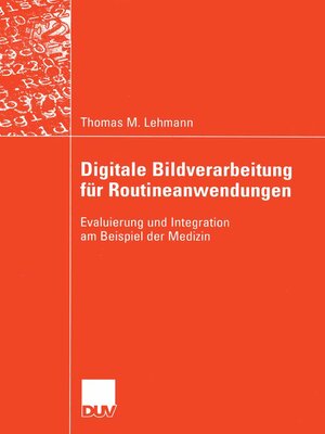 cover image of Digitale Bildverarbeitung für Routineanwendungen